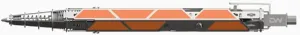 Pen Construction Kits, 3D Metal Building Kits, Creative Present for Friends, Amber Orange 3D Metal Mechanical Pen Puzzles for Adults, Steampunk series fare hometown merchant insure Mechanical 