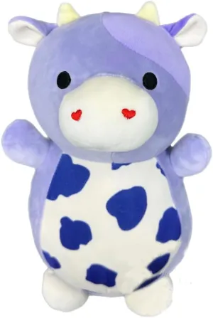 Pets (Bubba Purple Cow),Various Squishmallows Official Kellytoy relational earnestness scent 10 Inch Hug Mees Squad Collectible Pillow Animal 