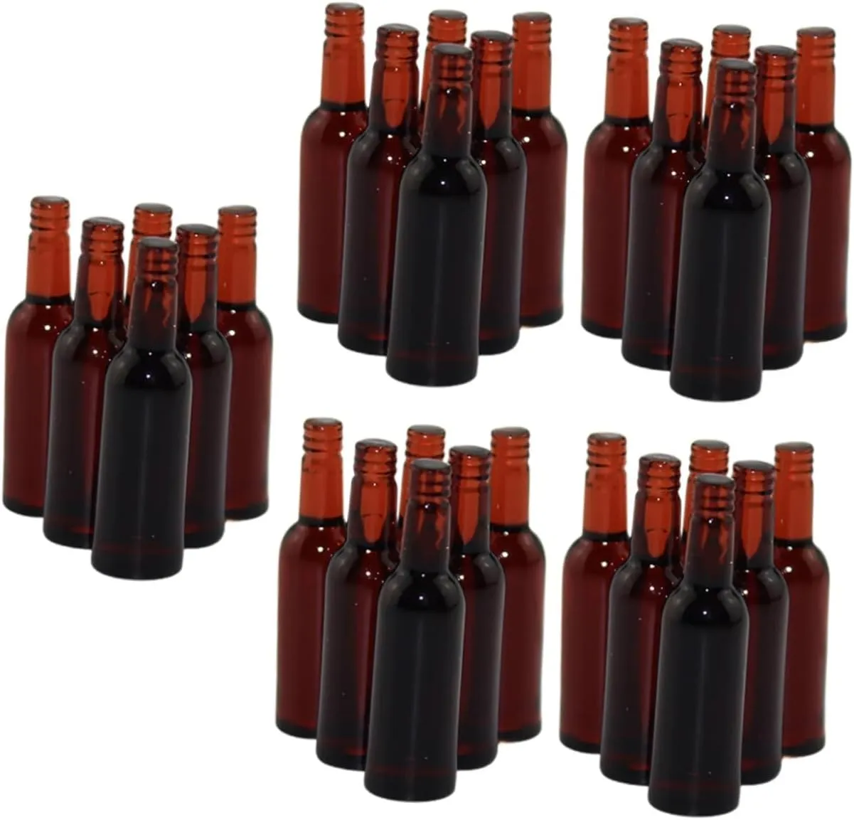 Photography Cute Mini Beer Bottle Models for Projects GARVALON 30pcs Miniature Beer Bottles Tiny shirt tusk House Decor Adorable Dollhouse Accessories for Landscapes 