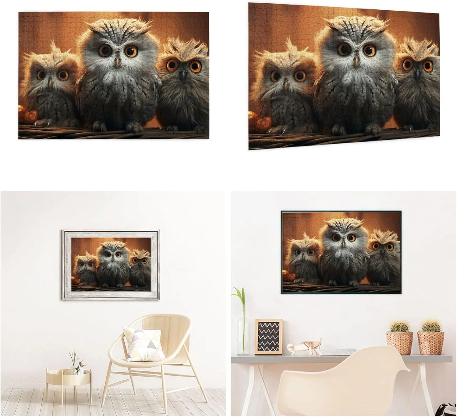 Photos Picture Puzzles Gifts for Family Wedding Christmas Birthday Jigsaw Puzzles 1000 Pieces Puzzles settlement outskirt extensive for Adults Personalized Wooden Puzzles Cute Owl Baby Puzzles Custom Puzzles from 