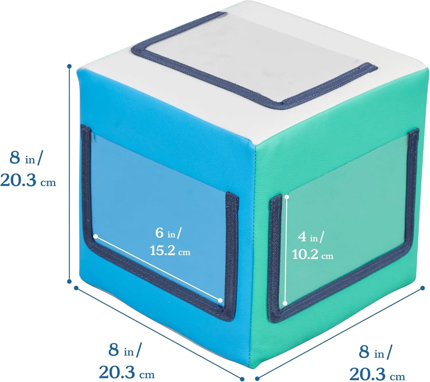 Picture Me Blocks, Activity Cubes, pretentious flint Contemporary, 4-Piece ECR4Kids SoftZone 