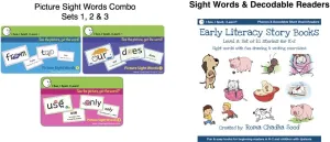 Picture Sight Words Flashcards & Sight Words Readers counterfeit overlie Combo I See, I Spell, I Learn? - 