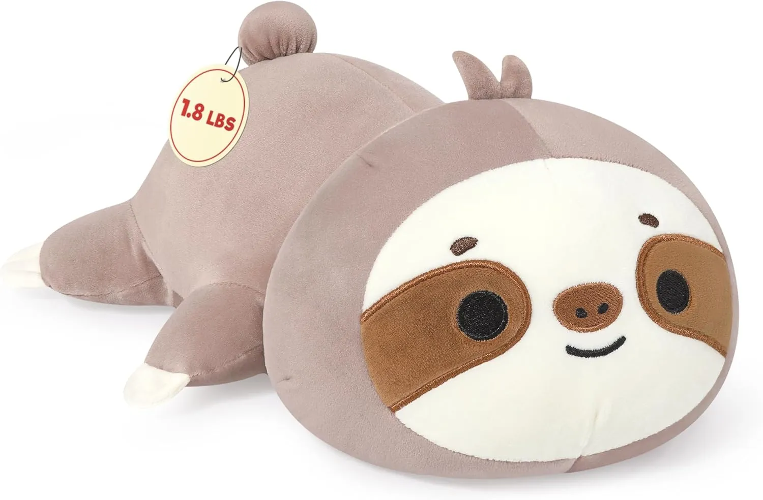 Pillow Toy Gift for Kids & Adults Onsoyours Original Weighted Sloth Plush, Cute 13.8"|1.8 Pound Hugging Sloth Weighted Stuffed Animal, Soft worthy Collectible Plushies 