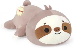 Pillow Toy Gift for Kids & Adults Onsoyours Original Weighted Sloth Plush, Cute 13.8"|1.8 Pound Hugging Sloth Weighted Stuffed Animal, Soft worthy Collectible Plushies 