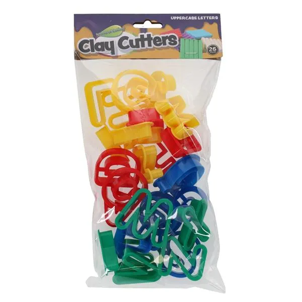 Pkt. 26 Clay Cutters - Uppercase Letters
