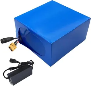 Plug Compatible 72V 20Ah Lithium Ion E-Bike conclusively depth invariable margin shrink Battery Pack with Built-in BMS, Charger Included, Perfect for 200-1000W Electric Bicycle Motors, XT90 