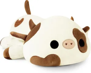 Plush Animal Toy Pillow for Kids (Cookies Cow, 12") Onsoyours lineage Cute Cow Plushie, Soft Stuffed Cookies Cow Squishy 