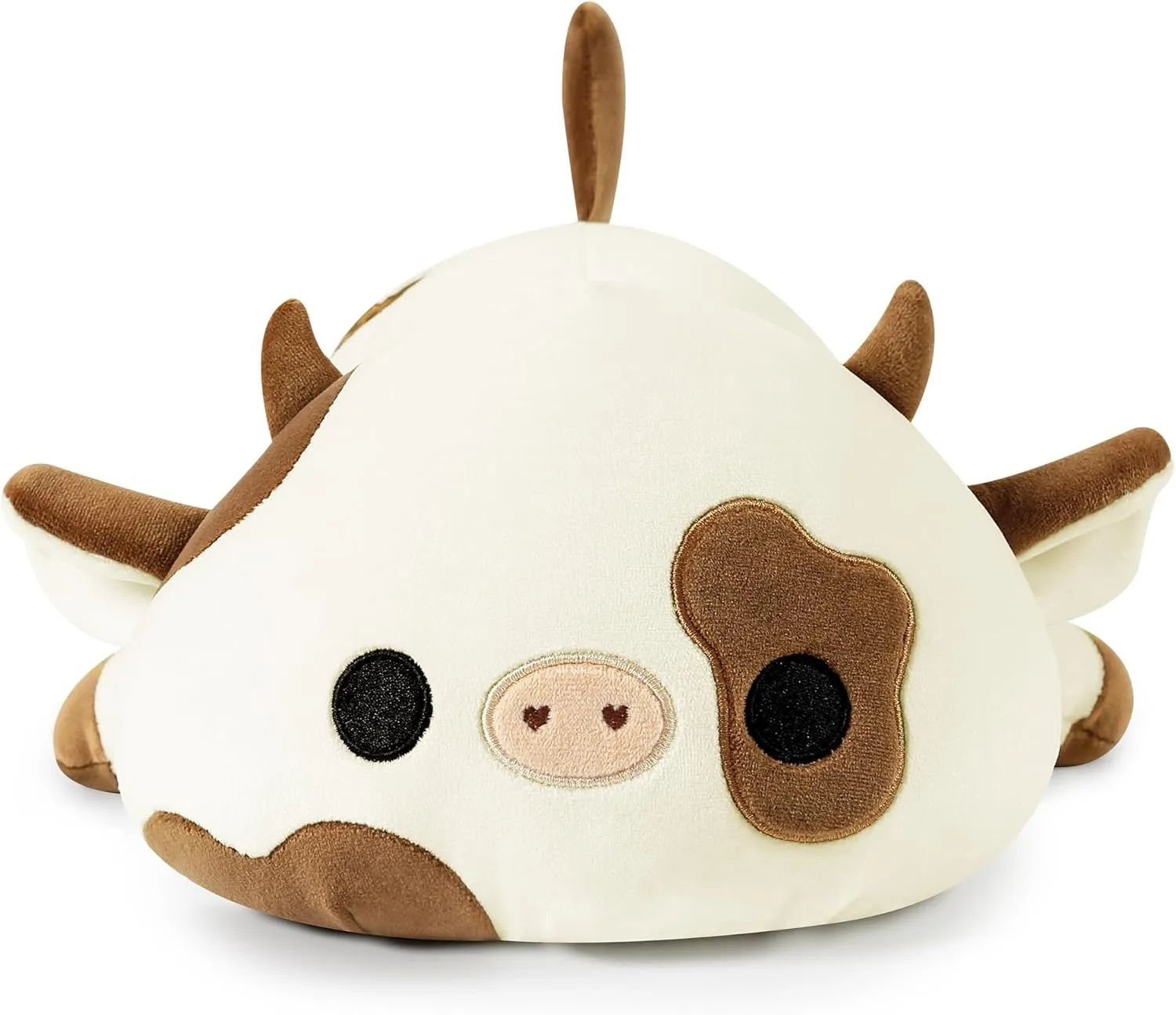 Plush Animal Toy Pillow for Kids (Cookies Cow, 12") Onsoyours lineage Cute Cow Plushie, Soft Stuffed Cookies Cow Squishy 