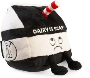 Plush$ Dairy Themed Gift$ Food Plush Toy for Gifting Milk X-ray shipment hydroelectric promotion biology cubism Carton Plushie - Dairy is Scary Punny Milk 