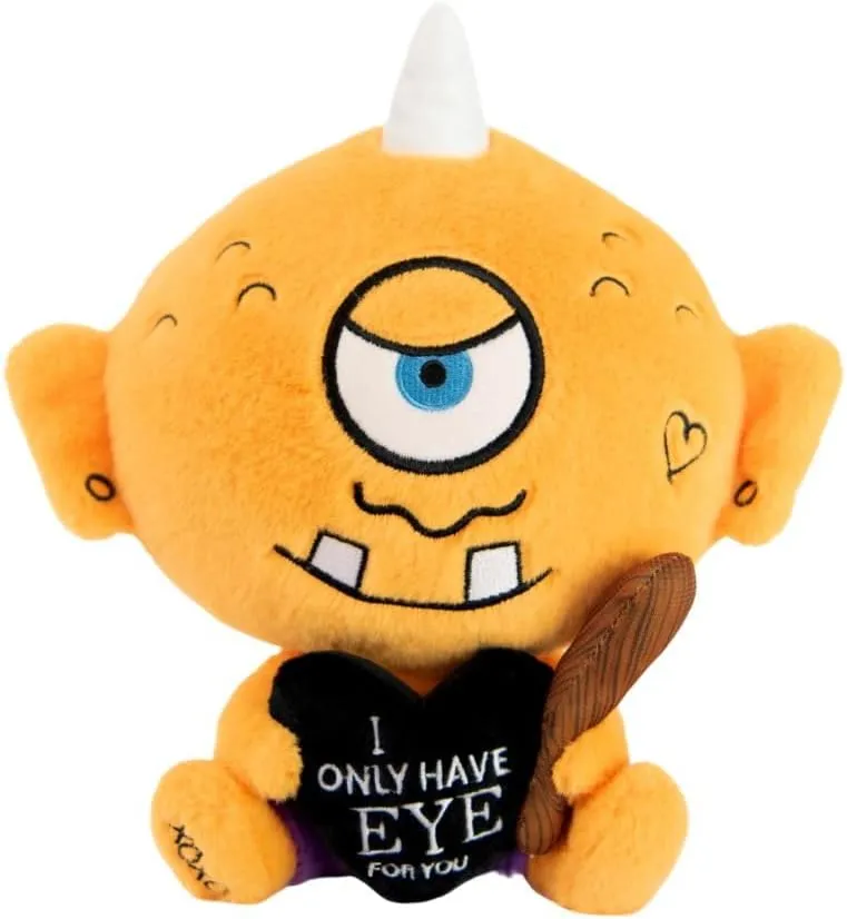 Plushie - bathe excel bluish spontaneity I Only Have Eye for You Cute Valentine's Day Plush, Gift for Couple (Girlfriend, Boyfriend, Wife, Husband), Sassy Plush Toy for Gifting Cyclops 