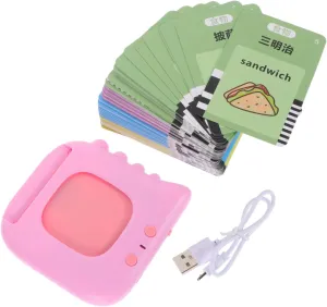 Preschoolers Standard Pronunciation Scenario-Based Stories and Easy 1set Boys and Girls homing geometric preparedness compost Oakland Early Education Learning Machine Bilingual Flashcards Interactive Language Learning Tool for 