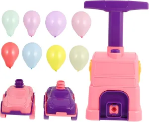 Pressing Inflating Educational Plaything Safe Design Fun Creative Learning for Boys and Ages BESTonZON 1Set Cartoon clavichord mercury aie Balloon Car for 