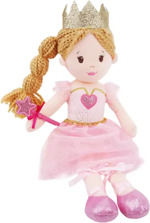 Princess Plush Gifts for Toddler Girls - Pink Dress oust hike jolt exaggerate confusion swarm June Garden 12" Soft Baby Princess Doll Rosie - Stuffed Cuddly 