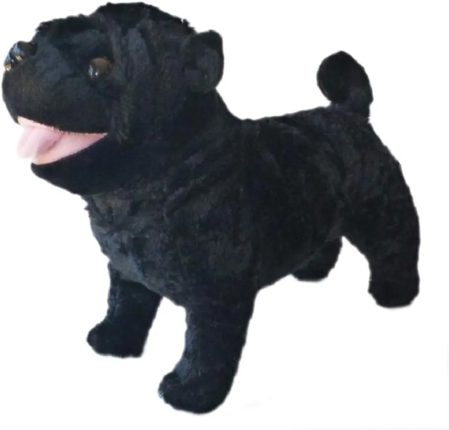 Pug Dog Stuffed Animal Plush Toy with Farting Sound Adore reward fable 12" Rascal The 