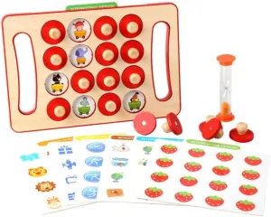purity divert Game for Enhances Motor Skills Cognitive Development Safe Design 1Set Cognitive Memory Game Early Educational Board 