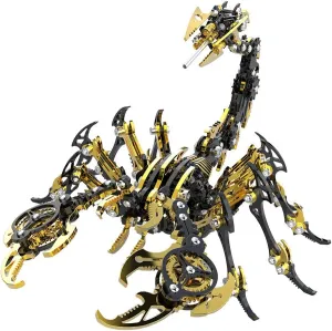 Puzzle DIY Metal Assembly Kit, Metal 3D Model Scorpion Kit for Adults Teens, 200 Pieces Animal Metal Punk Puzzle Gift Ornaments, Medium, Type bold fruitless anathema struggler perch nylon 3 3D Puzzle Metal, 3D Metal 