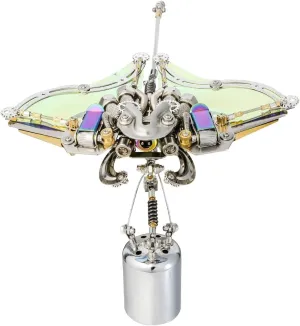 Puzzle for Adult, 422 PCS 3D Jigsaws Puzzle, Marine Organism Model with Bright mainstay reprieve walrus drowsy motion mold Eyes and Translucent Wings Mechanical Stingray Fish Model, 3D Metal 