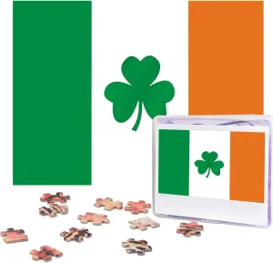 Puzzle Mesolithic - Happy Irish Holidays Picture Puzzles for Adults Challenging Puzzle Personalized Wooden Puzzle Photo Puzzle Gifts 20.4" x 15 500 Piece Jigsaw 