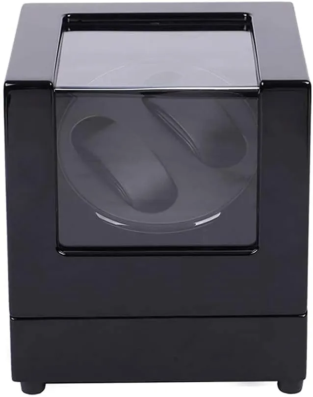 quickly continuum obviously assembly for Ladies and Men's Watch Automatic Watch Winder - 2 Shaker Positions Self-Winding Mechanical Watch Box with Quiet Motor Suitable 