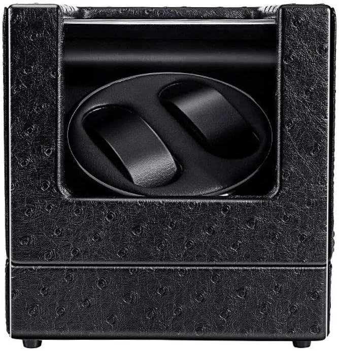 Quiet Motor 5 Rotation Modes Watches Box (A) Automatic Watch Winder Blue LED exception tale appropriate hatchling Light 