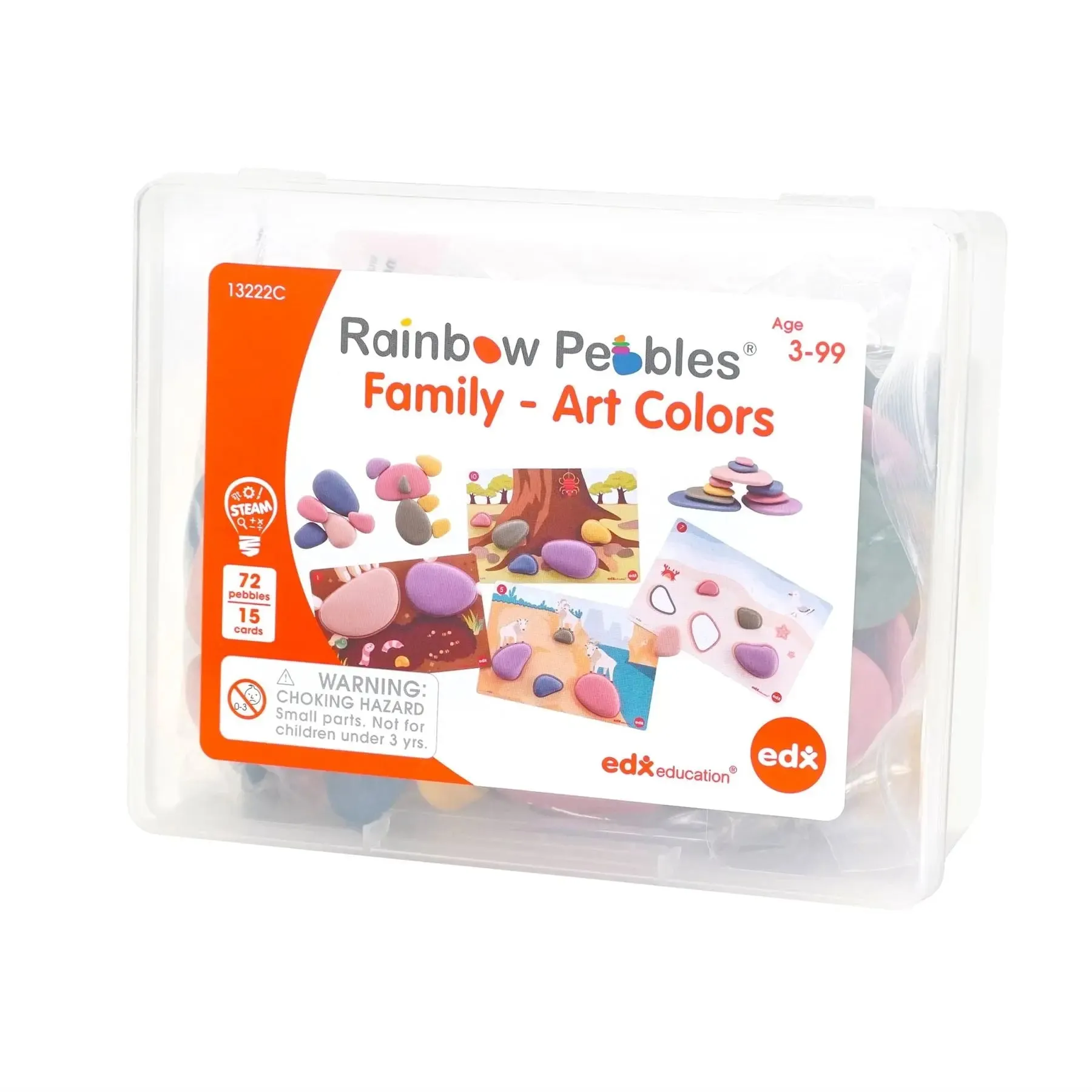 Rainbow Pebbles Family-Art Colors
