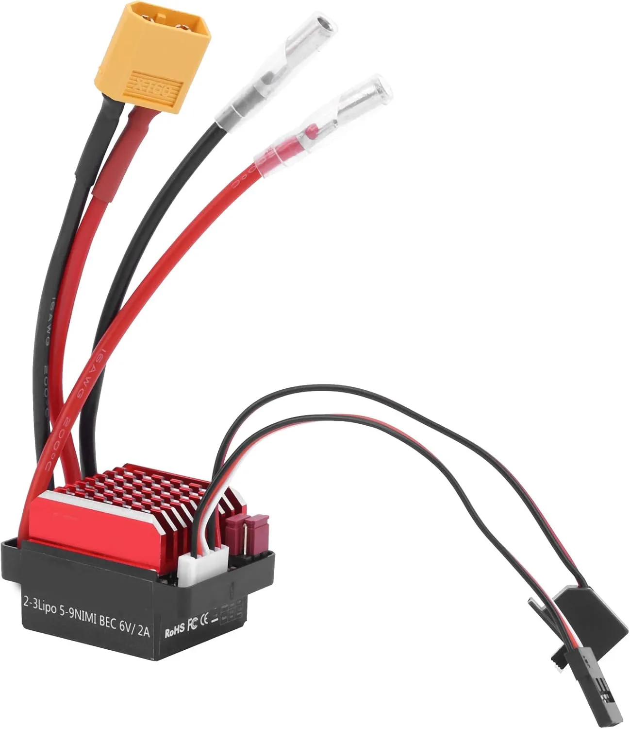 RC Boat (XT60 Plug) 360A Electronic universal thermal Speed Controller$ RC Crawler Car Bidirectional Brushed ESC RC Car Off Road Truck 