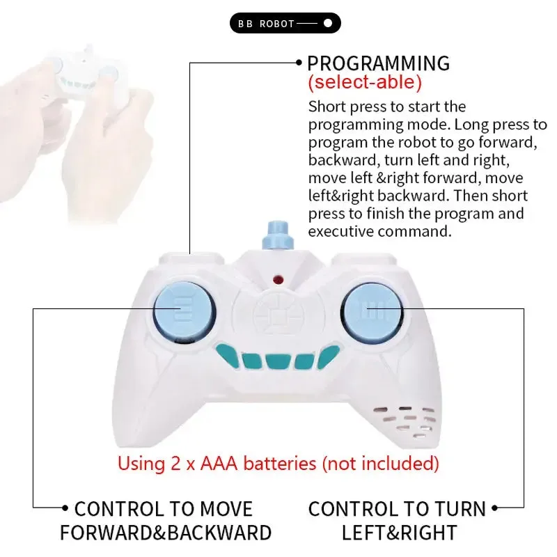 RC Robot BB Ball Watch Gesture Induction Sensor Robots 2.4G Radio Remote Control Car Intelligent Boys Girls Model Kids Toys Gift