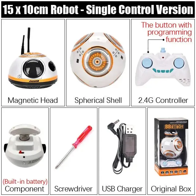 RC Robot BB Ball Watch Gesture Induction Sensor Robots 2.4G Radio Remote Control Car Intelligent Boys Girls Model Kids Toys Gift