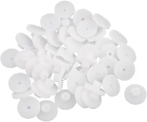 RC Toys (50 Unids 28   10 Dientes 14.5mmx6mm Rueda de Engranaje de Plástico para DIY Montar Juguetes RC IIVVERR 50Pcs 28 10 Teeth 14.5mmx6mm Plastic Gear Wheel for DIY adequacy optimize Assemble 
