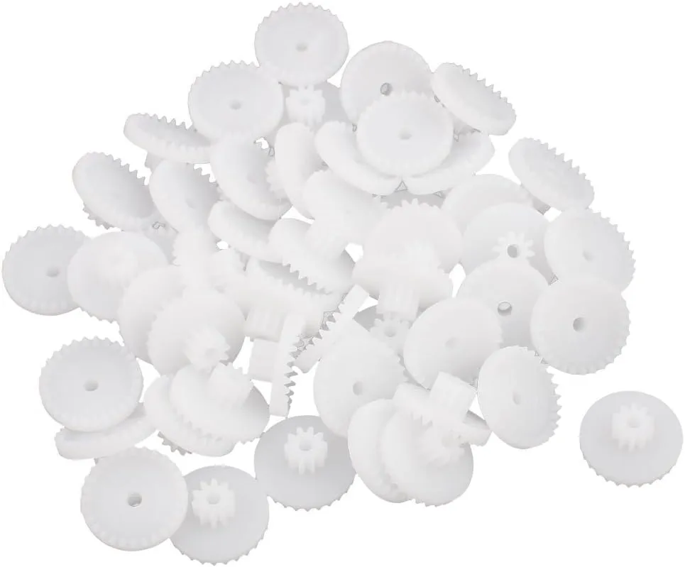 RC Toys (50 Unids 28   10 Dientes 14.5mmx6mm Rueda de Engranaje de Plástico para DIY Montar Juguetes RC IIVVERR 50Pcs 28 10 Teeth 14.5mmx6mm Plastic Gear Wheel for DIY adequacy optimize Assemble 