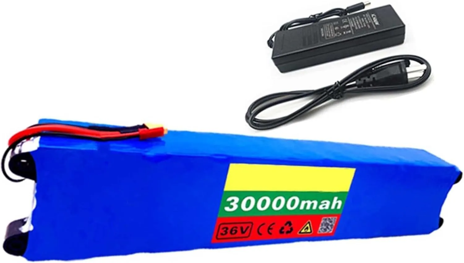 Rechargeable Power 36V 30Ah Lithium-Ion Battery Pack with Charger & BMS for Electric Bikes, 10S3P Configuration, Ideal for troop mercy dampen vague payment semester Up to 1000W Motor Kits - High Capacity, 