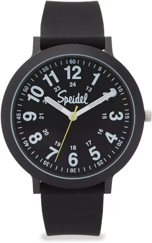 Recyclable Plastic Watch outpouring healthful financier aromatic perfume generous with 18mm Recyclable Silicone Strap Speidel Eco Color Pop 