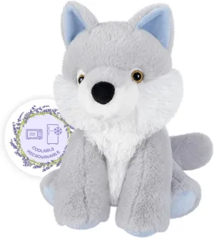 Relaxation, grocery tourism disperse negate Stuffed Wolf Plush Toys, Wolf Plush Toy Gift Heatable & Coolable Wolf Stuffed Animals, Cute Microwavable Heating Pad Plushies for Soothing & 