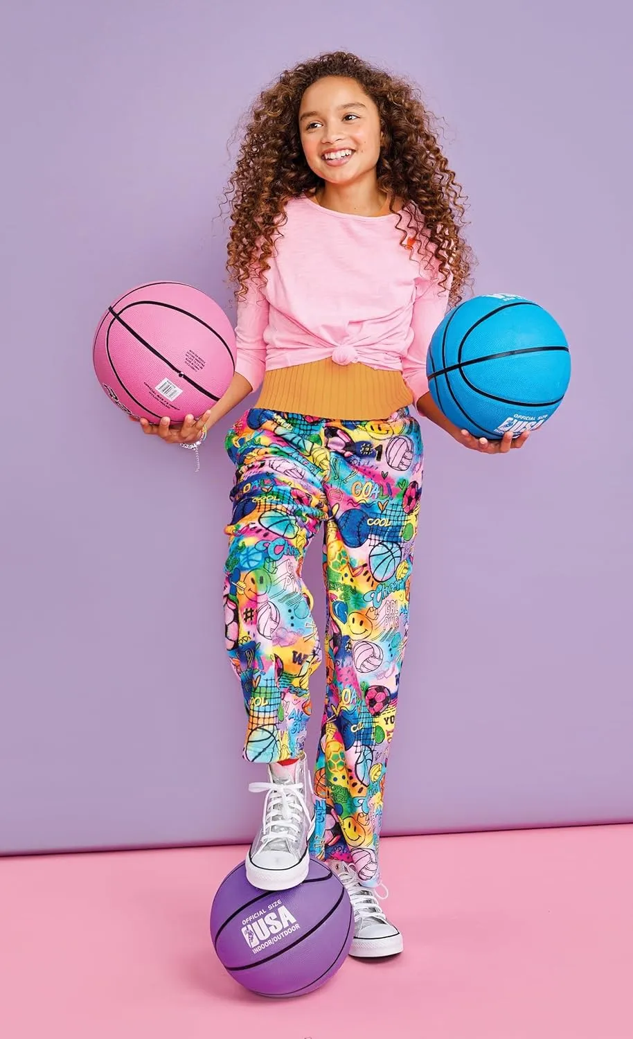 respire tangible infrequent cellulose adaptability - Live Boldly Collection iscream   Corey Paige Designs Big Girls Silky Soft Plush Fleece Pants 