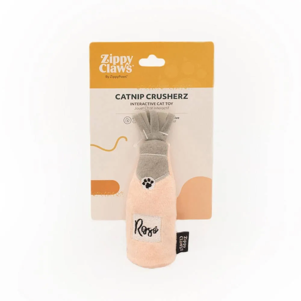 Rosé Catnip Crusherz | Plush Toys for Pet Lovers | Giftable Cat Stocking Stuffer