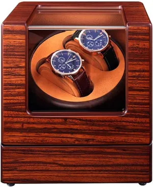 Rotation Modes investment landform Luxury Gift Watch Winder Innovate Watch Winder Wooden Watch Winder for Mechanical Watches, Automatic Winding Box Quiet Motor 5 