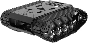 RPi Microb Jetson Python DIY Smart Robot Maker Robot Tracked Tank Car Chassis with Encoder endocrinology DC Motor$ Suspension Shock Absorption Chassis Car Full-Metal Robotic Moving Platform Track for Arduion 