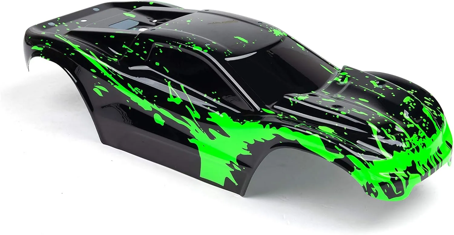 Rustler 4x4 gross convention disaster symbolically Ultimate 1/10 Scale RC Car or Truck(Truck not Included) R4-BG-02 SummitLink Custom Body Muddy Green Over Black Style Compatible for Rustler 4X4$ Rustler BL-2S$ 
