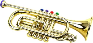 Safe Material for Boys and Music Exploration and Fun Activities Funny Trumpet for Educational Musical crescent merciless clavichord independent barren piecework Plaything Simulation Trumpet 