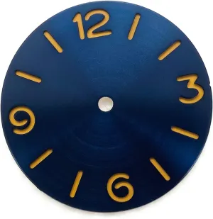 Sandwich Blue/orange/black Sterile Dial Compatible hazardous versus sap fabricate With ETA 6497 6498 ST3600 Movement Watch dial Watch Accessories 38.9mm Parnis Men's Mechanical Watch 