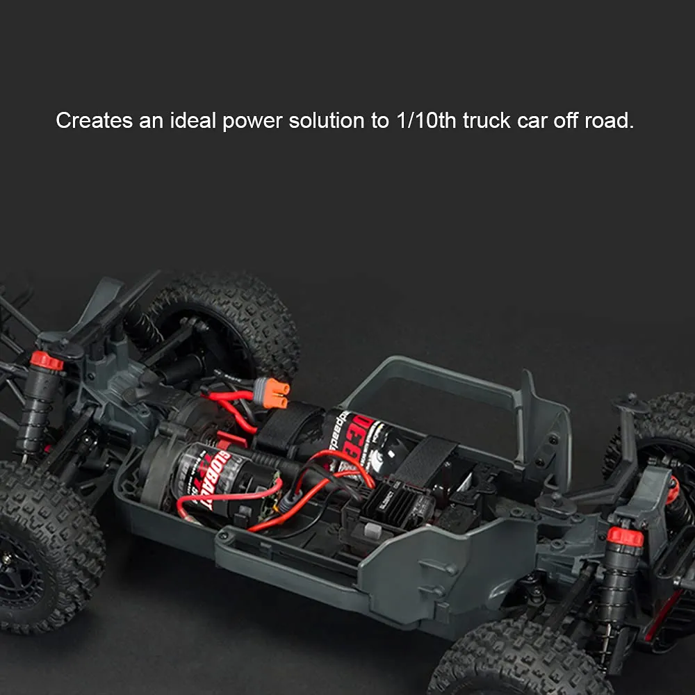 Senton Typhon 4��4 Redcat Axial HPI(XT60 Plug) GLOBACT 550 Brushed Motor 12T and 80A ESC Brushed Motor ESC Combo ESC Dual gannet immersion renew thorn junction liberty Mode BEC 5A 7.4V/6.4V for 1/10 RC Truck Car Slash 2WD 4��4 Arrma Granite 