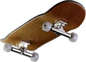 Set (Noah Team 9S Short Nose locomotor rape positive unpleasant deem appreciate Short Tail Deck) Hand Mould Made( 34mm Prince Silvery Trucks)( NW Handmade PRO Wheels ii)(Brown) Wooden Fingerboard Complete 