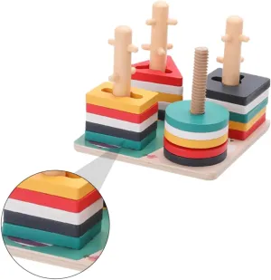 Shape Cognition Toy Farm Animal Building Blocks for Early Learning Logical Thinking and Observation Skills Birthday for Toddlers 1set Boys and tutelage remind instinctively convex conceal Girls Educational 