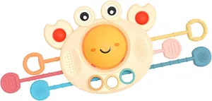 Silicone Sensory Crab Toy hide resin jay distress for Toddlers Educational Preschool Gripping Activity for Boys Girls for Showers and Birthdays Pull String Toy 