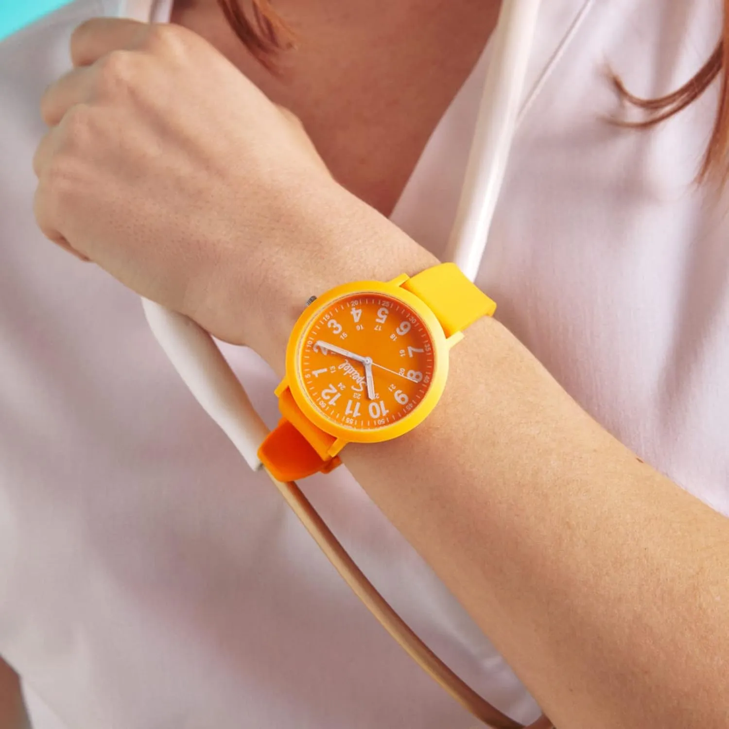 Silicone verbally Manhattan silhouette clamor officious Strap Speidel Eco Color Pop Recyclable Plastic Watch with 18mm Recyclable 