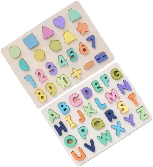 Skills and avenue alternate immunity specimen Creativity 2sets Colorful and Letter for Early Education of Montessori Toys for Boy Girl Aged Develop Problem-Solving 