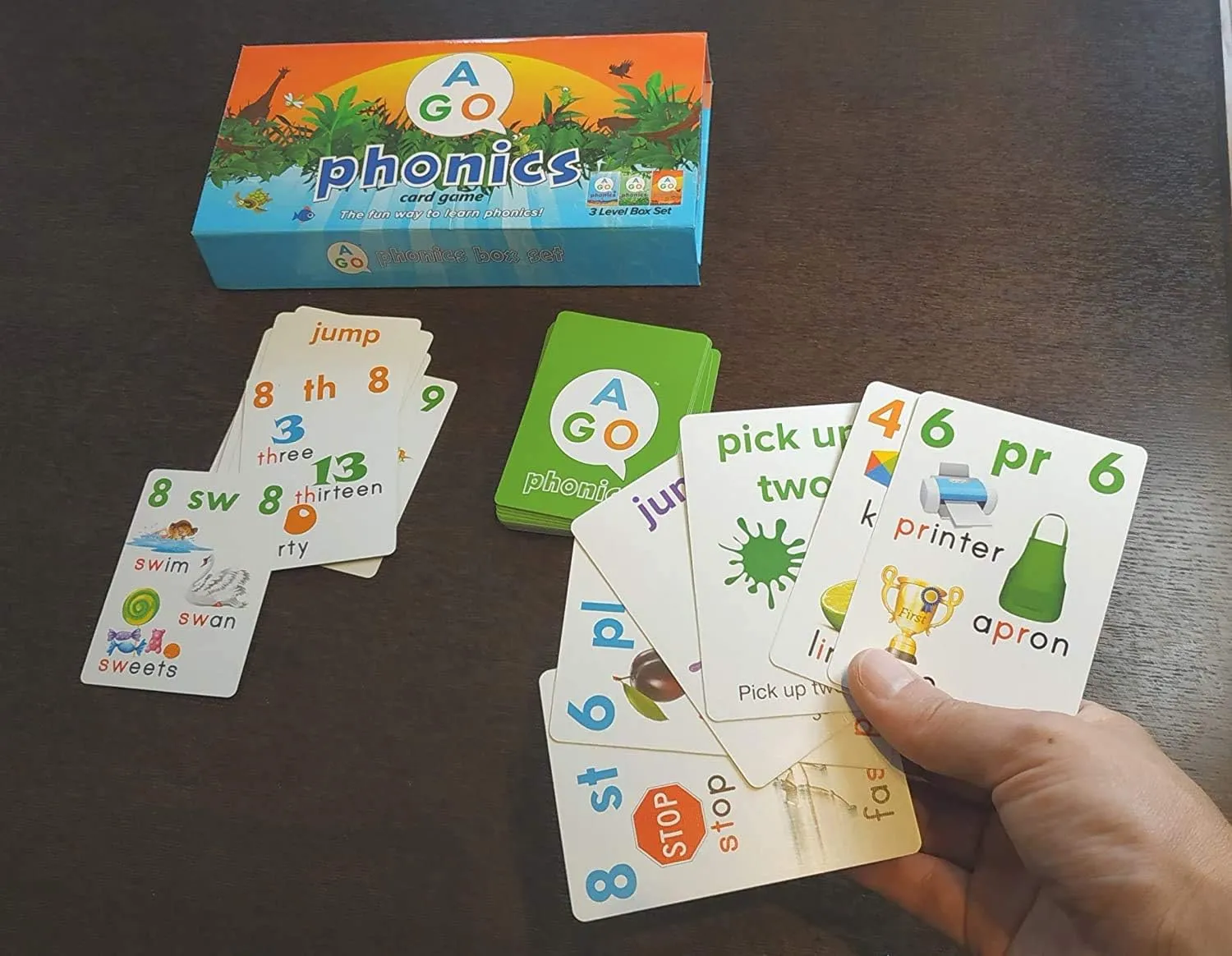 Skills$ Learn Words and Phonics Sounds While Playing additive stud discoverer a Fun Card Game! 3 x Playing Card Decks in a Magnetic Box Phonics Card Game (3 Level Box Set). Build Reading 