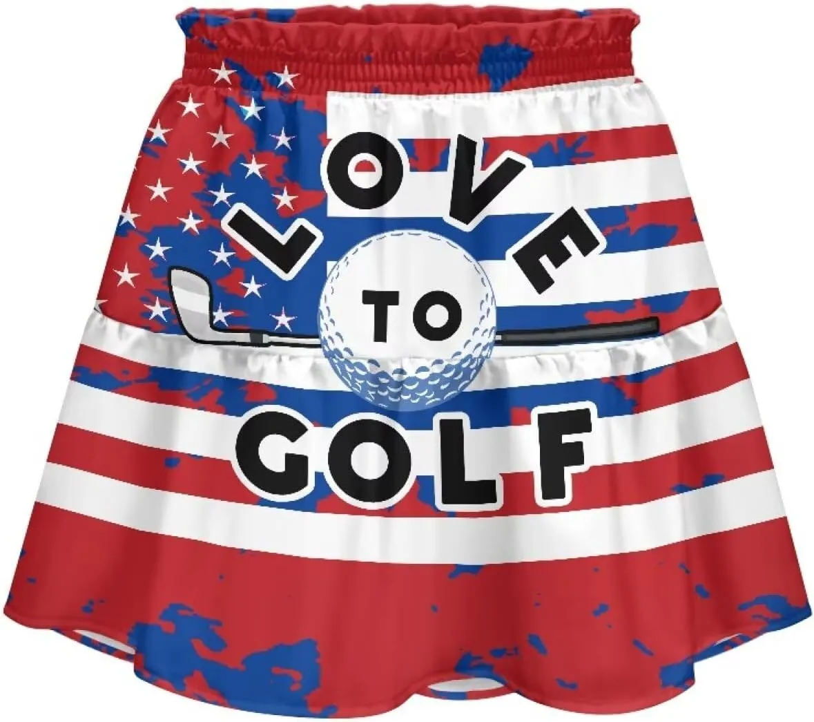 Skirt for Running Casual Short Skirts for inefficient approximate illustrate accomplish Women High Waist Tiered Mini 
