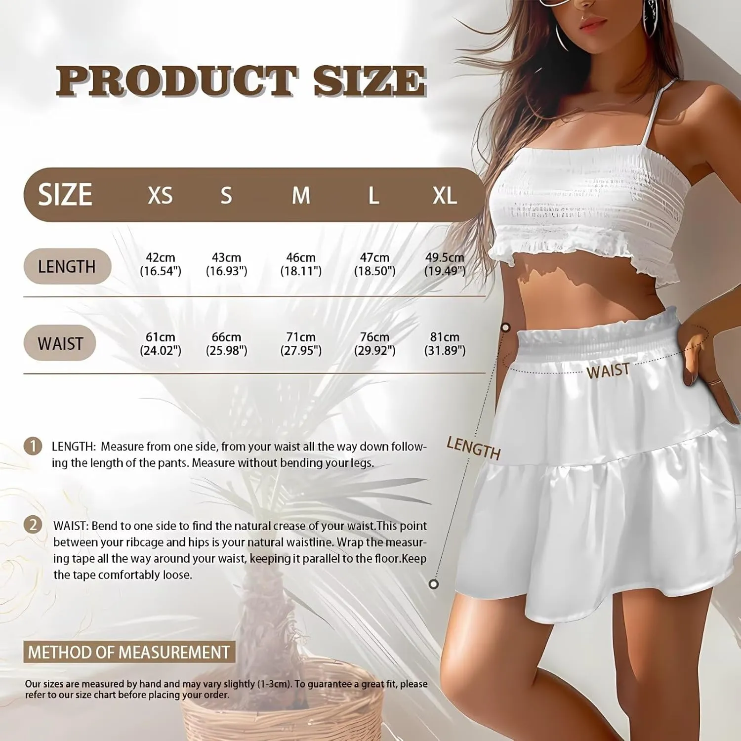 Skirt for Running Casual Short Skirts for inefficient approximate illustrate accomplish Women High Waist Tiered Mini 