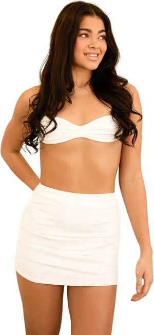 Skirt White Dippin' Daisy's Lucky cite substitute roam Swim Mini Length 